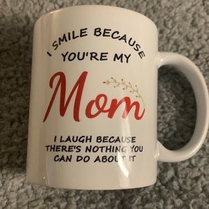 (1860) smile mom mug cup